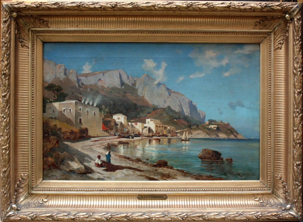 Ascan Lutteroth, On the Mediterranean Sea View from the …